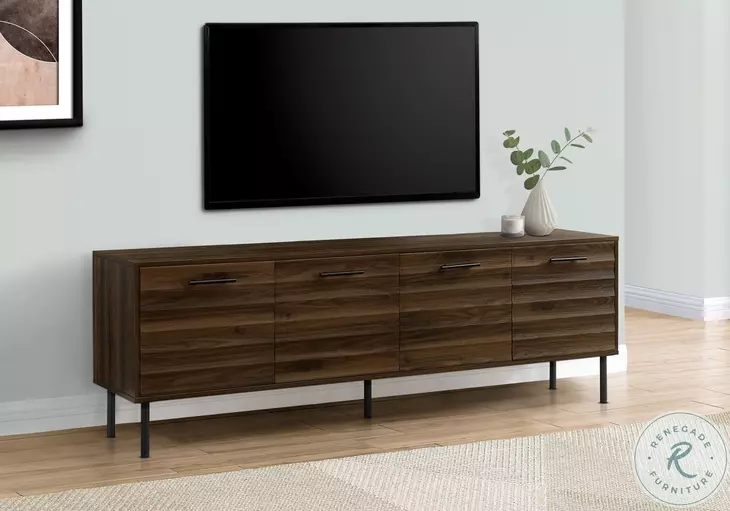 2727 Brown Laminate 72" TV Stand