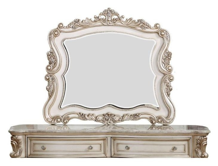 Gorsedd Beige Arched Dresser Mirror