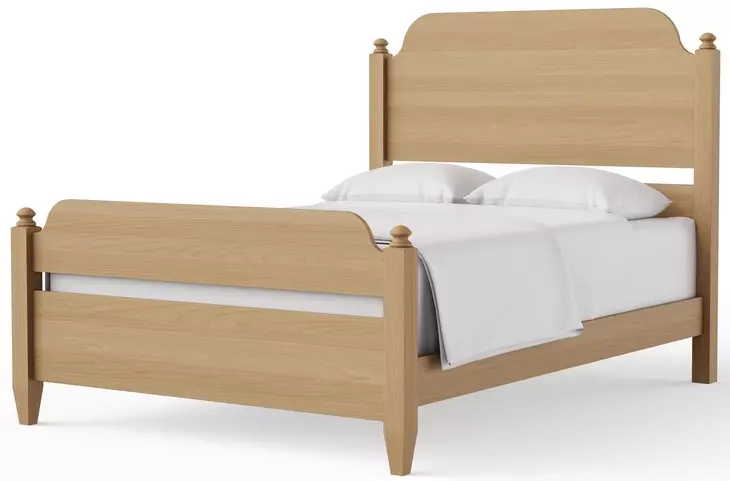 Pure Maple Natural King Poster Bed