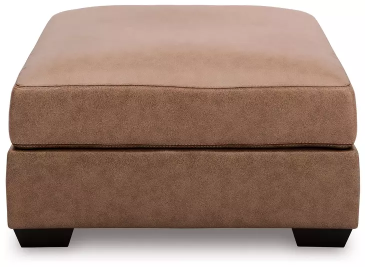 Whitlock Caramel Oversized Accent Ottoman
