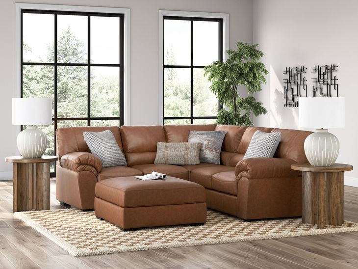 Whitlock Caramel 2 Piece Modular LAF Sectional