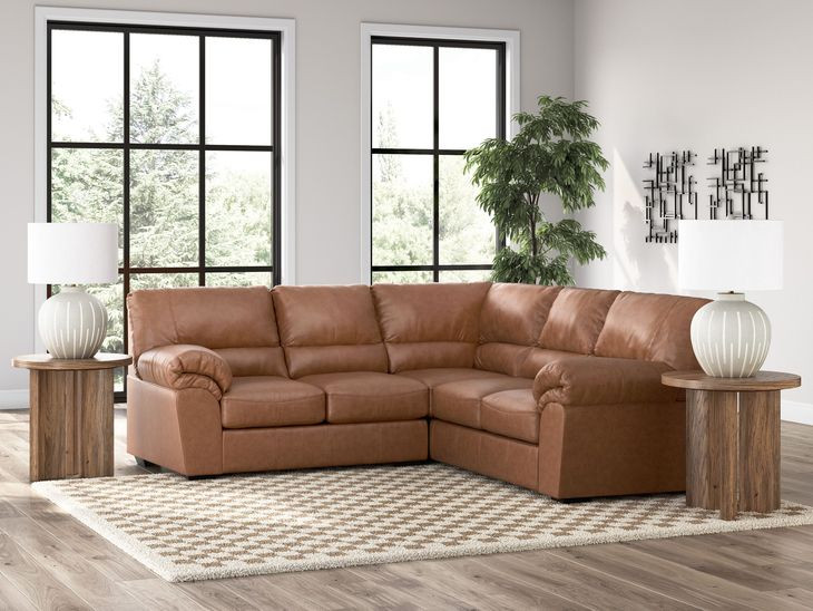Whitlock Caramel 2 Piece Modular LAF Sectional