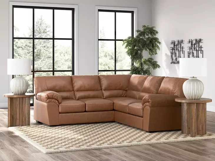 Whitlock Caramel 2 Piece Modular RAF Sectional
