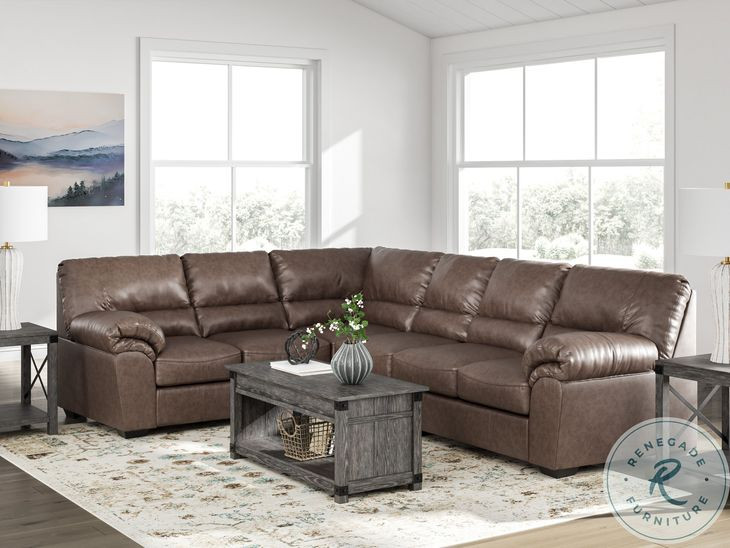 Whitlock Umber 3 Piece Modular RAF Sectional