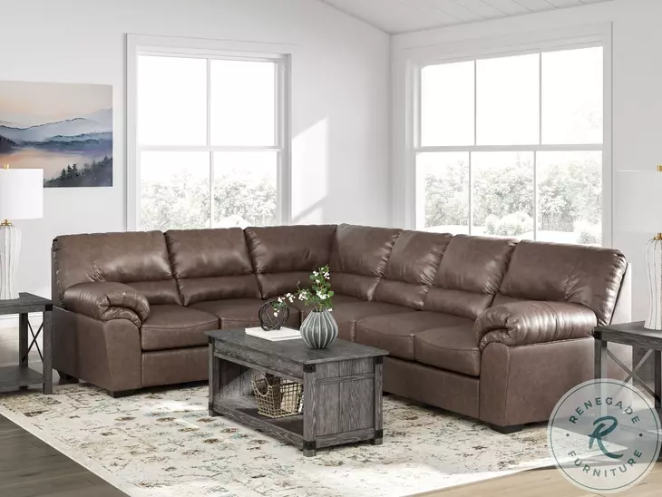 Whitlock Umber 3 Piece Modular RAF Sectional