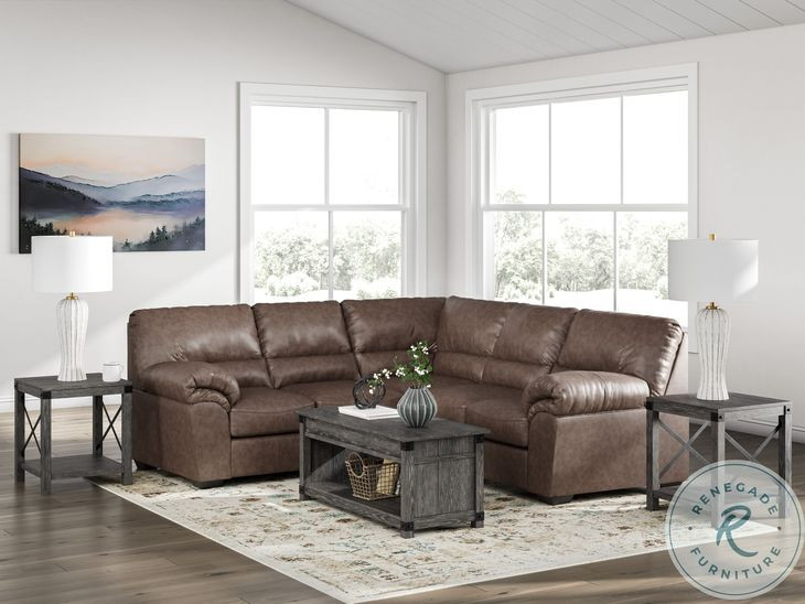 Whitlock Umber 2 Piece Modular RAF Sectional