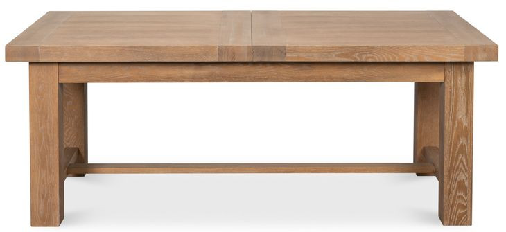 Bauhaus Beige 110" Rectangular Extendable Dining Table