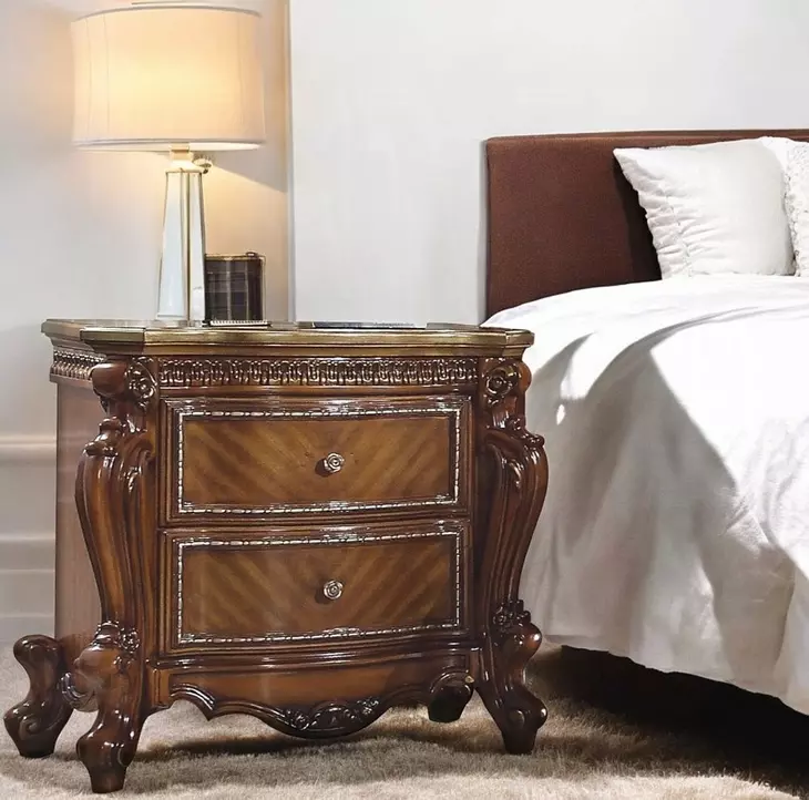Picardy Honey Oak 2 Drawer Nightstand
