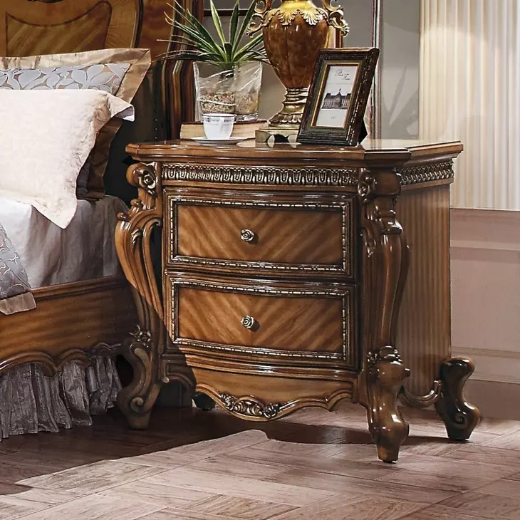 Picardy Honey Oak 2 Drawer Nightstand