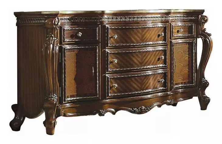 Picardy Honey Oak 5 Drawer Dresser