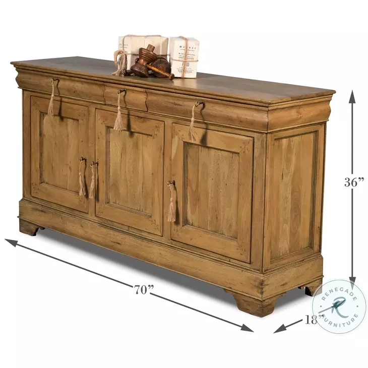 Cafe Au Lait Driftwood Beige Buffet