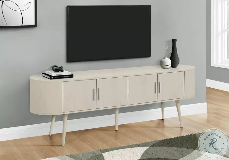 2799 Antique White TV Stand