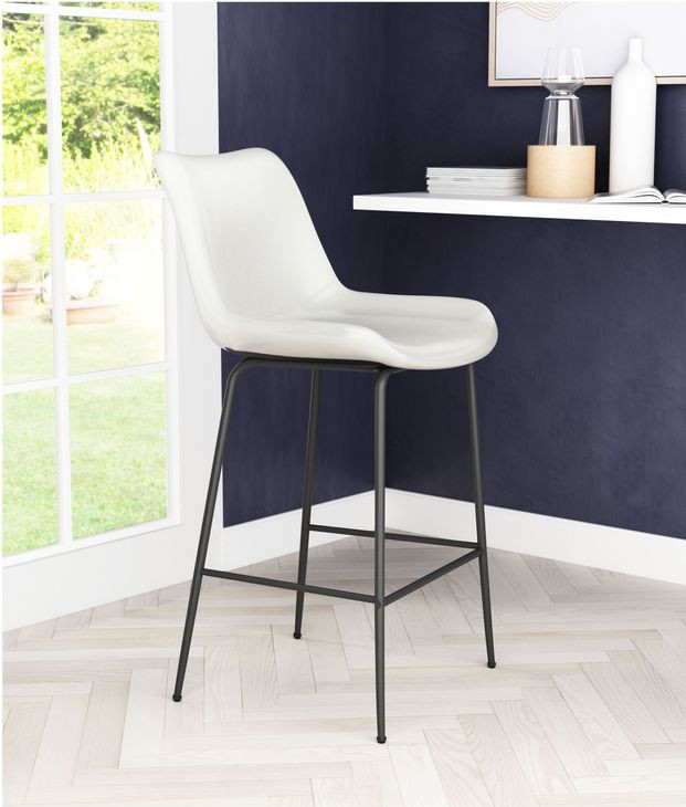 Byron White Counter Height Chair