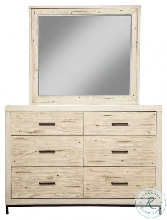 Malibu Off White Mirror