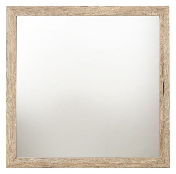 Miquell Natural Square Dresser Mirror