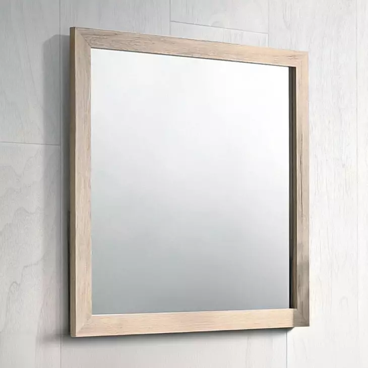 Miquell Natural Square Dresser Mirror