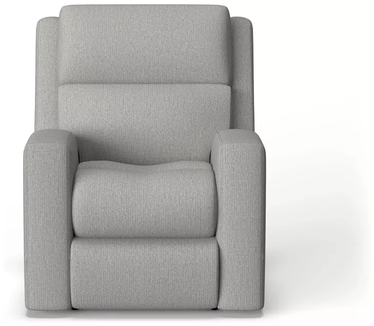 Score Gray Zero Gravity Power Recliner with Power Headrest and USB Charging