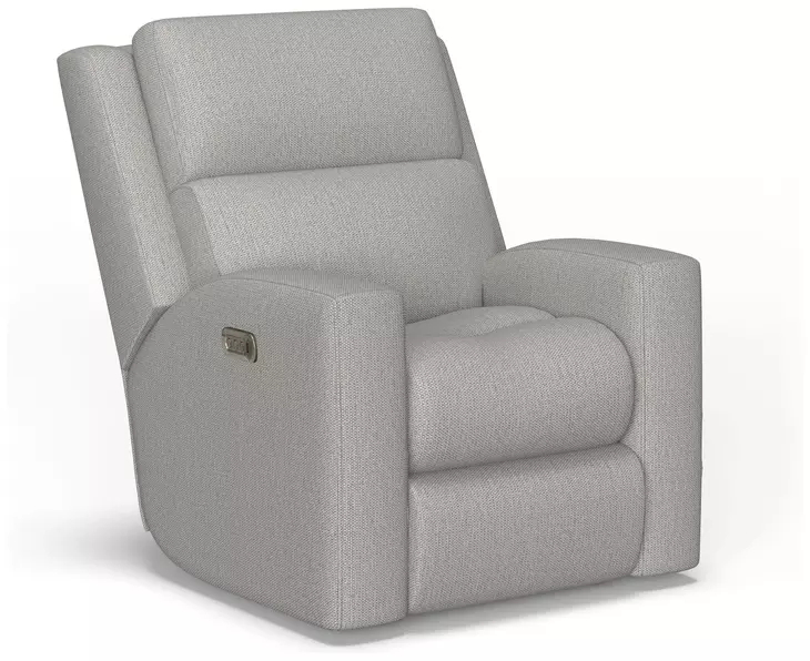 Score Gray Zero Gravity Power Recliner with Power Headrest and USB Charging