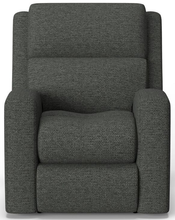 Score Gray Zero Gravity Power Recliner with Power Lumbar and USB Charging