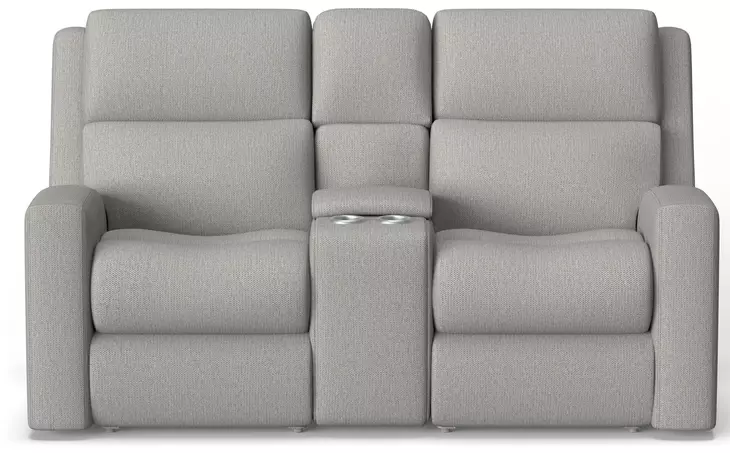 Score Beige 74" Zero Gravity Power Reclining Loveseat with Console and USB Charging