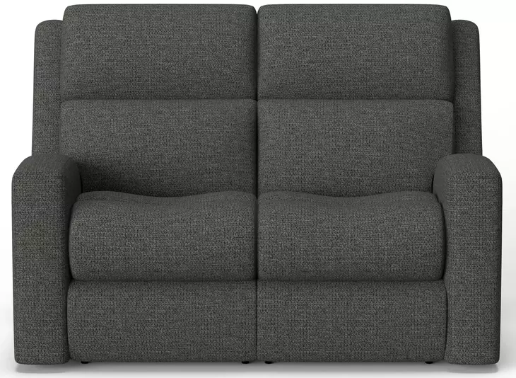 Score Midnight 62" Zero Gravity Power Reclining Loveseat with Power Lumbar and USB Charging