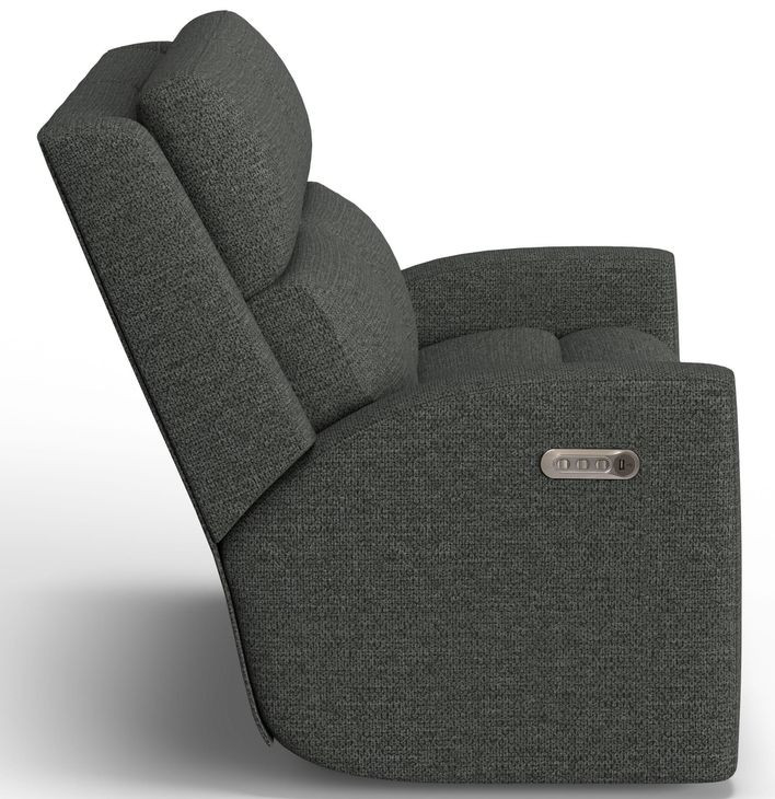 Score Midnight 62" Zero Gravity Power Reclining Loveseat with Power Lumbar and USB Charging