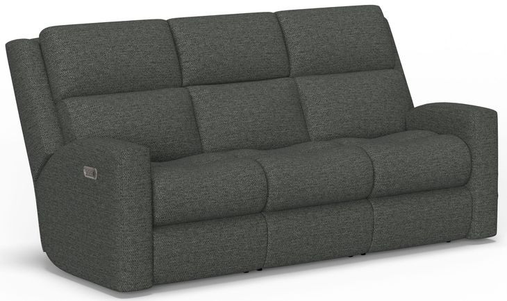Score Midnight 87" Zero Gravity Power Reclining Sofa with Power Lumbar and USB Charging