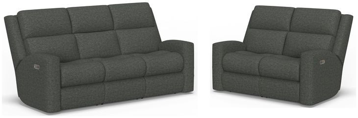 Score Midnight Zero Gravity Power Reclining Living Room Set