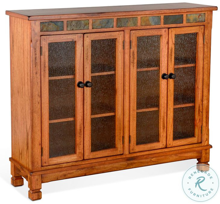 Crimson Ridge Beige 42" Bookcase with Adjustable Shelf