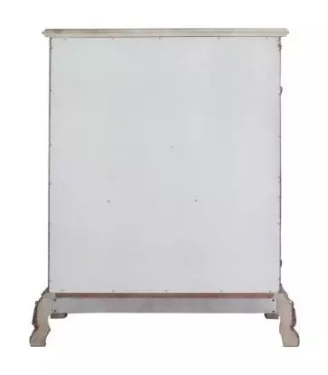 Dresden Vintage Bone White 5 Drawer Chest
