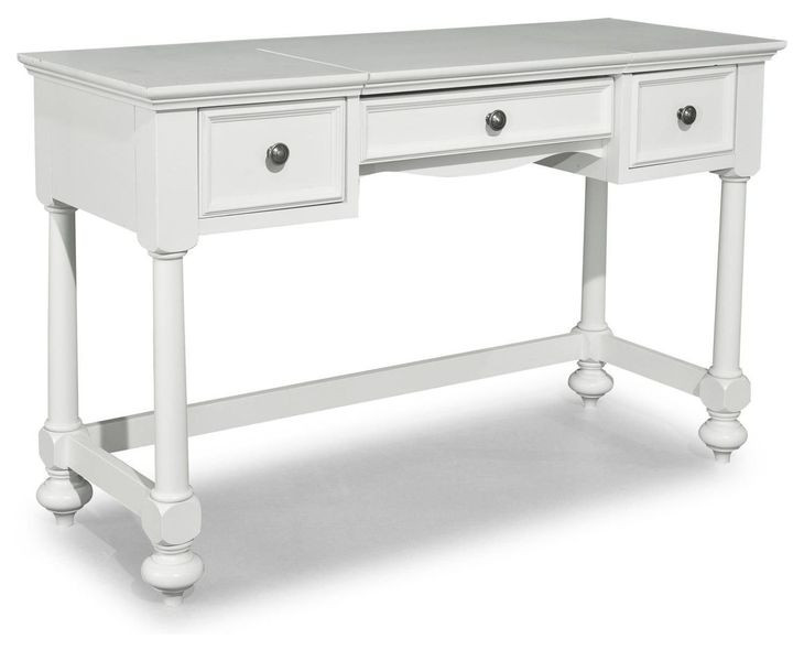 Madison Natural White 48" Writing Desk