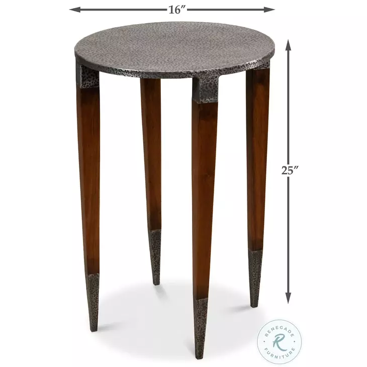 The Burnford Gray Accent Table