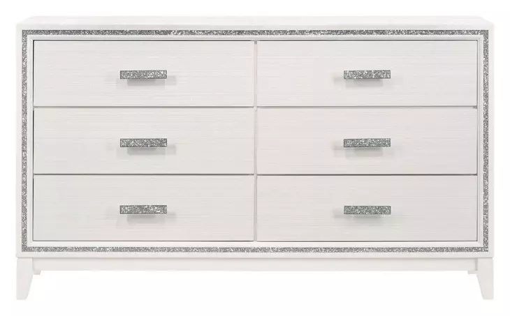 Haiden White 6 Drawer Dresser