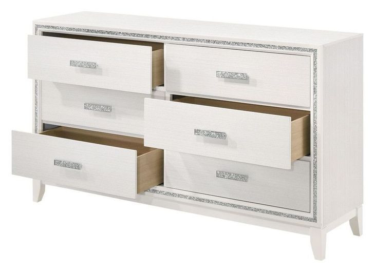 Haiden White 6 Drawer Dresser