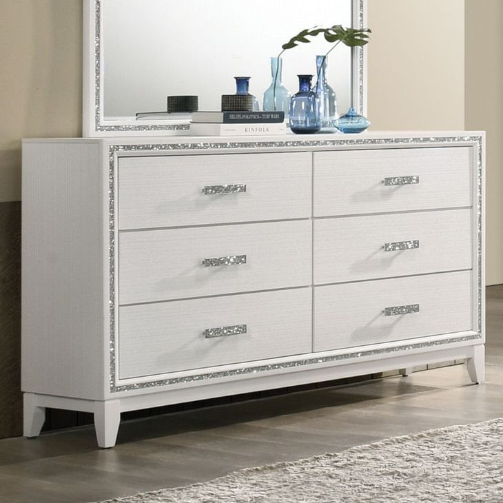 Haiden White 6 Drawer Dresser