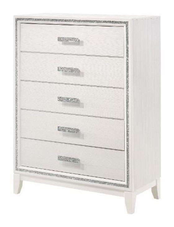 Haiden White 5 Drawer Chest
