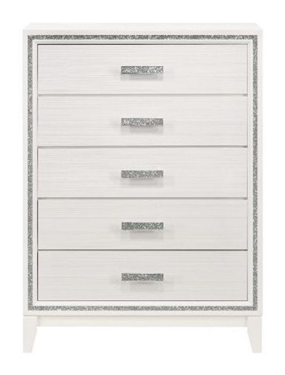 Haiden White 5 Drawer Chest