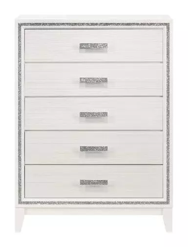 Haiden White 5 Drawer Chest