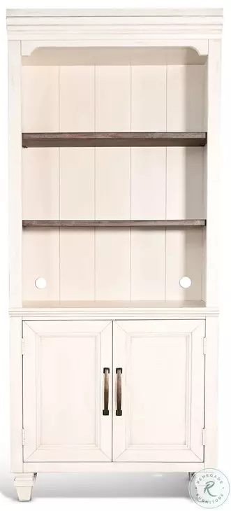Cypress Grove White 76" Bookcase