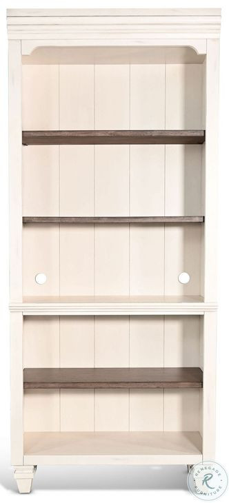 Autumn Echo White 32" Open Bookcase