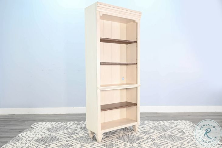 Autumn Echo White 32" Open Bookcase