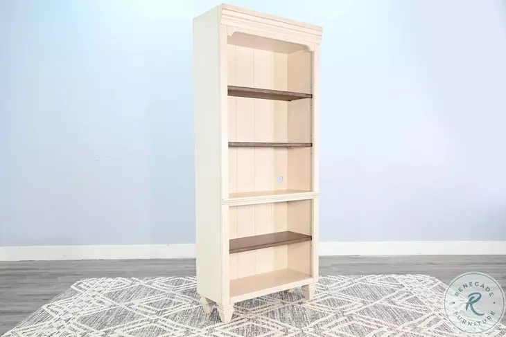 Autumn Echo White 32" Open Bookcase
