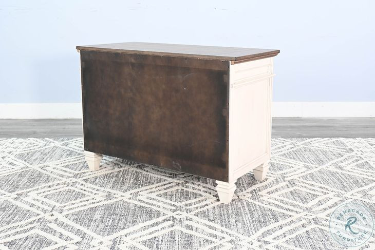 Cozy Luxe White Lateral 3 Drawer File Cabinet