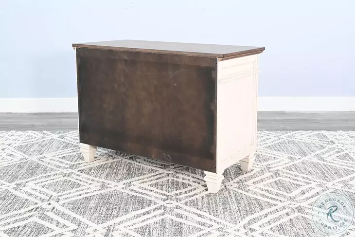 Cozy Luxe White Lateral 3 Drawer File Cabinet