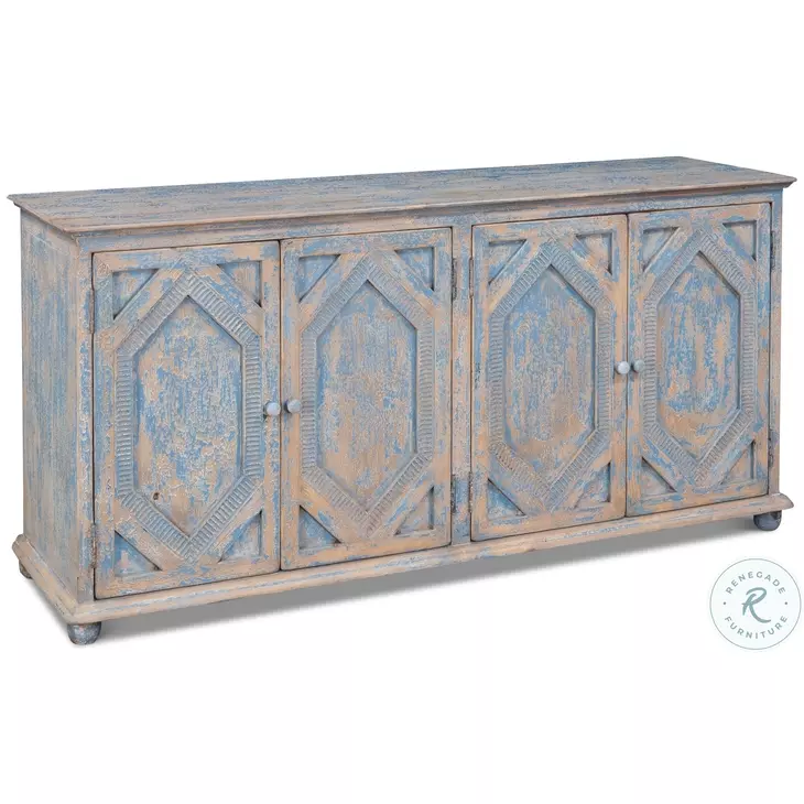 Four Diamonds Blue Sideboard