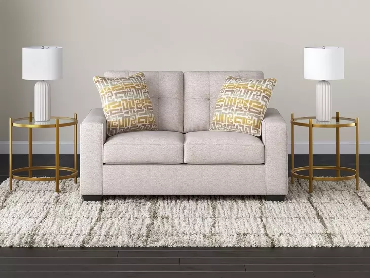 Storrow Stone 63" Loveseat