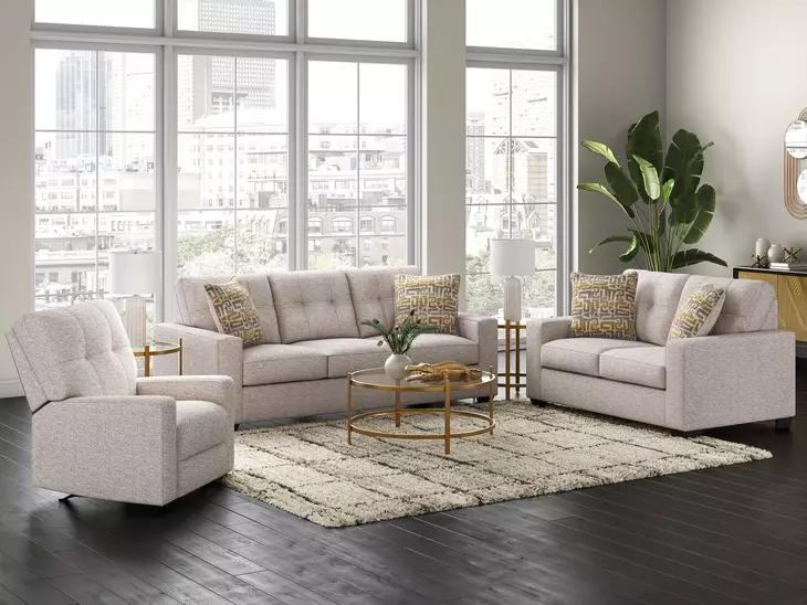 Storrow Stone 88" Living Room Set