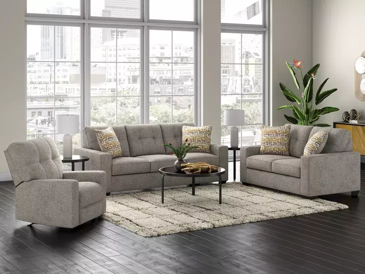 Storrow Iron 88" Living Room Set