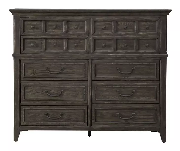 Paradise Valley Saddle Brown 10 Drawer Chesser