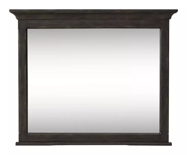 Paradise Valley Saddle Brown Landscape Mirror